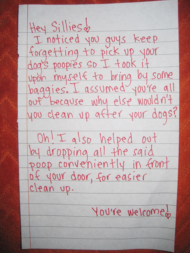 63 Neighbourly Notes You Wouldn't Want To Find On Your Doorstep | Bored  Panda