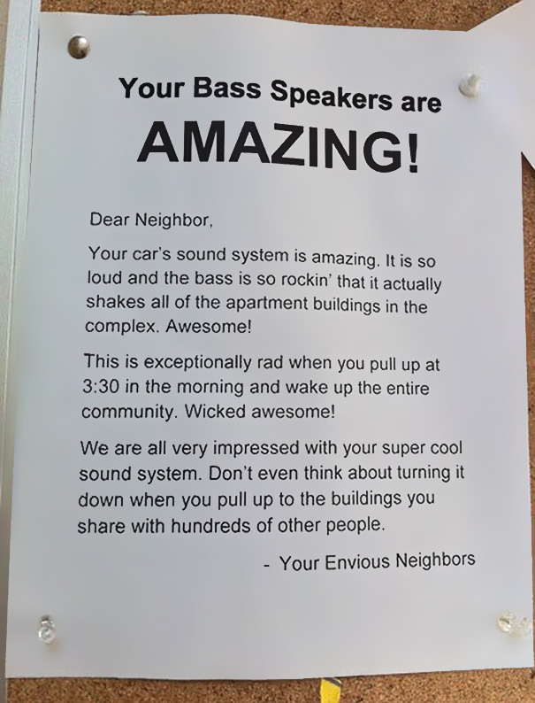 Note To Neighbor