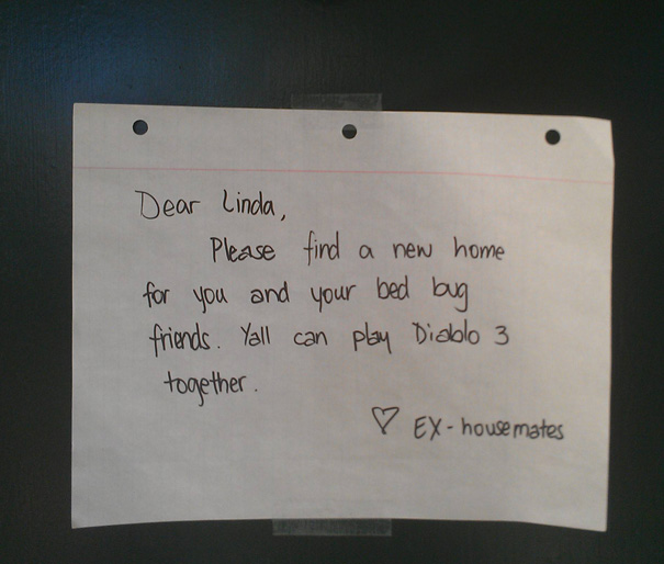 Note I Found On Neighbor's Door