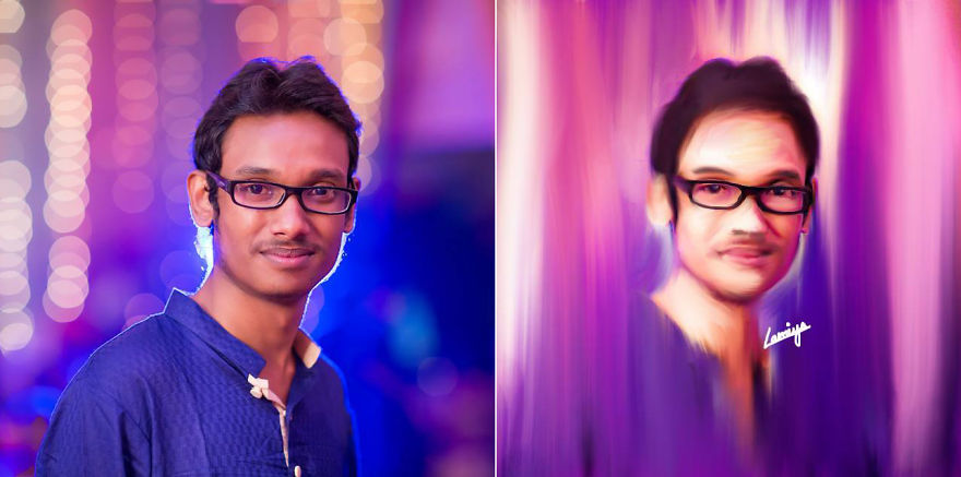 My Photorealistic Potraits Over Photographs Drawn With Adobe Photoshop Cs6