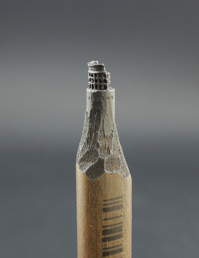 Stunningly Detailed Sculptures Carved From Pencil Tips By Bosnian Artist
