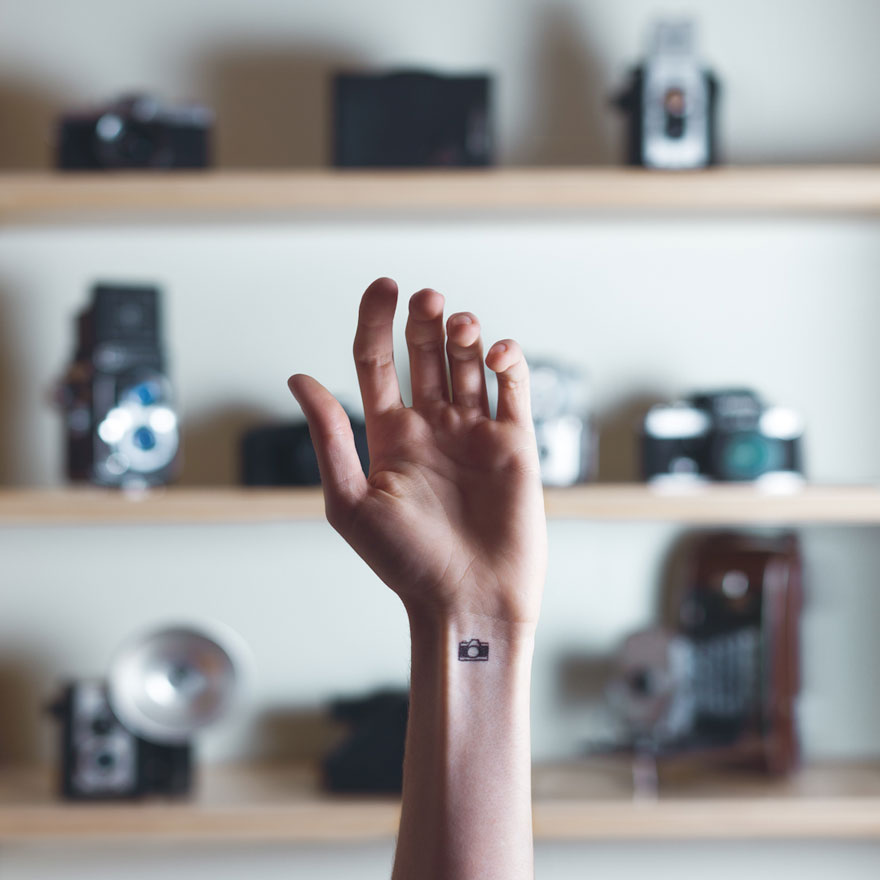 15 Lit Tattoo Ideas For The Raving Photographer • Tattoodo