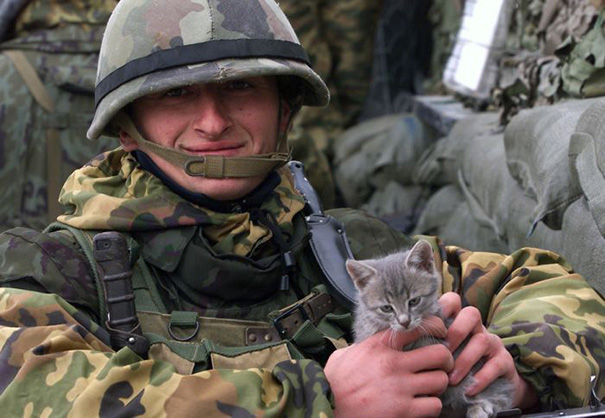 French Soldier In Kosovo
