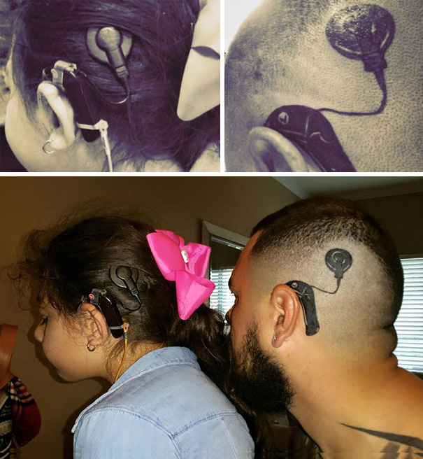 Dad Gets Tattoo So His 6-Year-Old Daughter Wouldn’t Feel Different