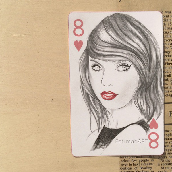 I Really Wanted To Do Something Different So I Used Playing Cards As A Canvas For My Art