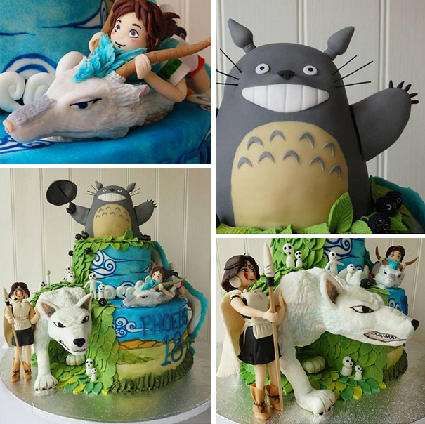 Studio Ghibli Birthday Cake