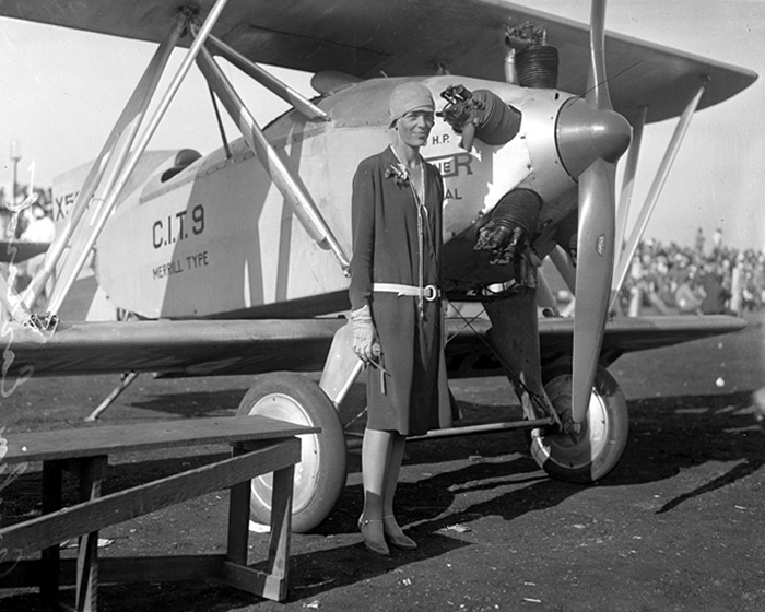 Amelia Earhart Was The First Female Aviator To Fly Solo Across The Atlantic Ocean (1928)