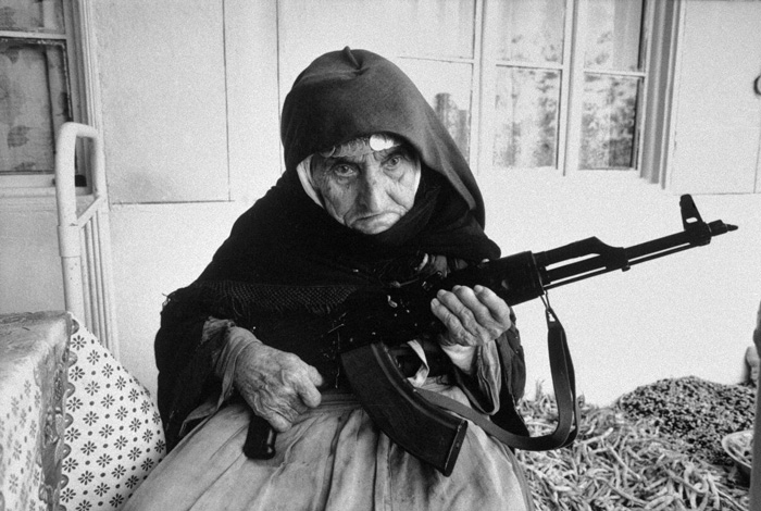 A 106-year-old Woman Who Protected Her Home With A Rifle, In Armenia (1990)