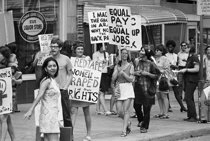 Women's Liberation Coalition Marching For Equal Pay (1970)