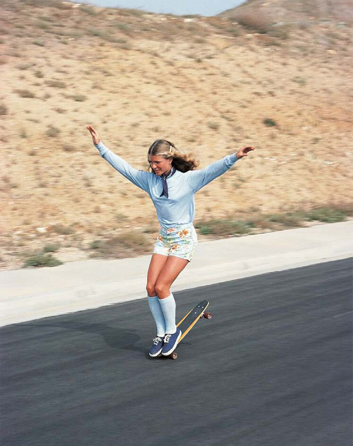 Ellen O'neal, One Of The Greatests Female Freestyle Skateboarders In The World (1970)