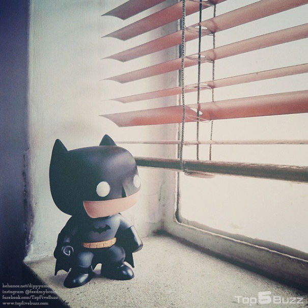 Batman Photo Series: 14 Photos Of A Lonely Batman
