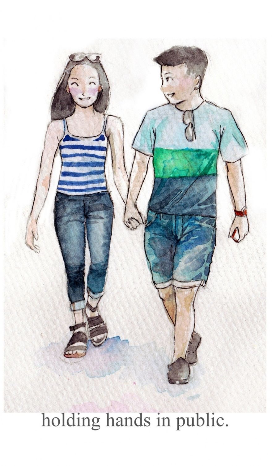 I Illustrated Everyday Love Of This Indonesia Couple Celebrity