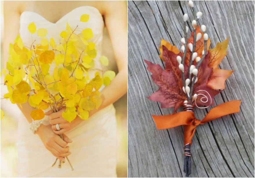+7 Stunning Autumn Wedding Bouquet Ideas
