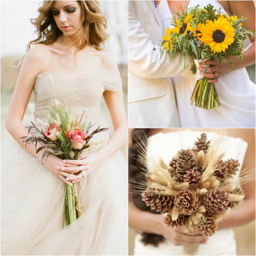 +7 Stunning Autumn Wedding Bouquet Ideas