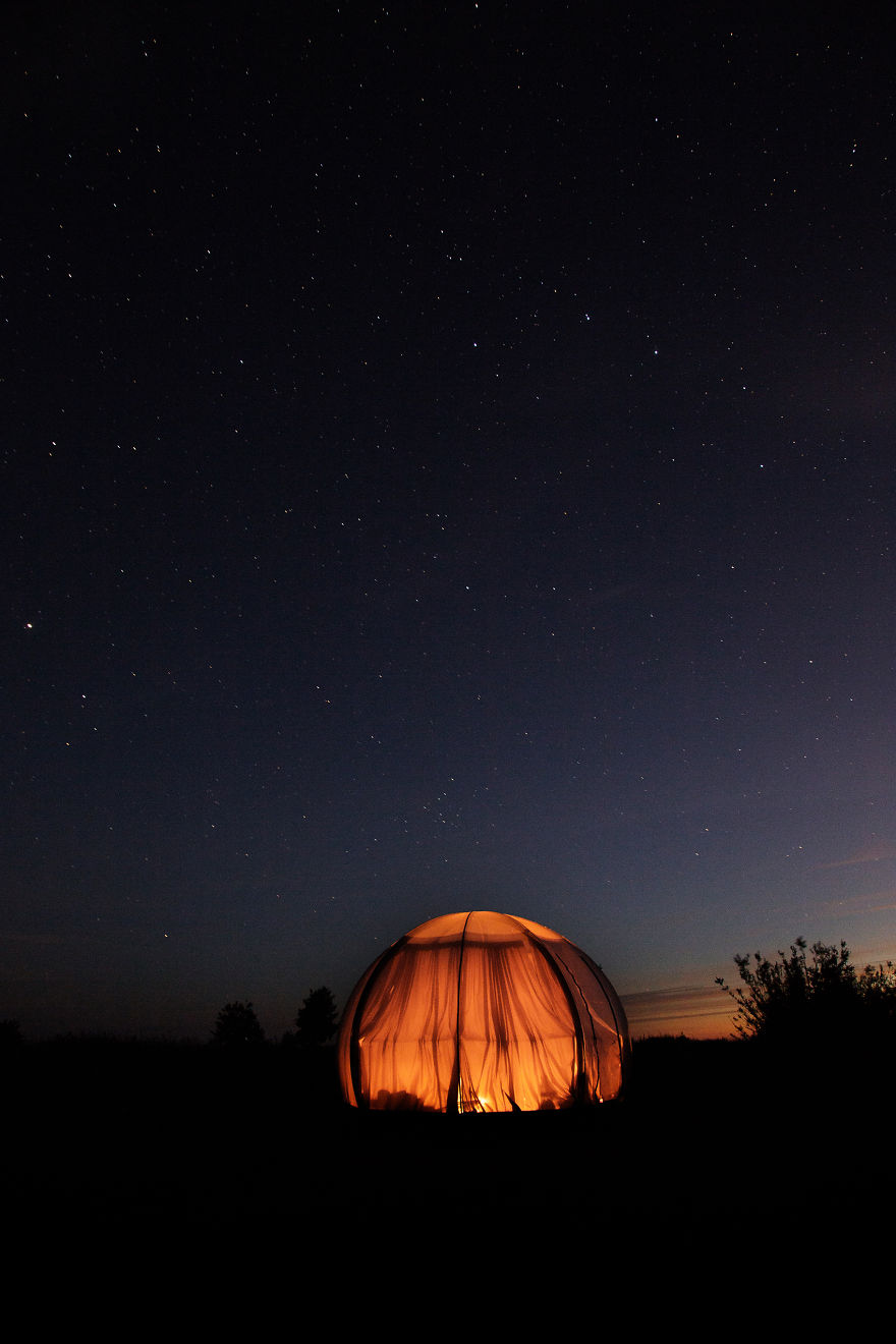 Transparent Dome Tent Lets You Sleep Under The Stars