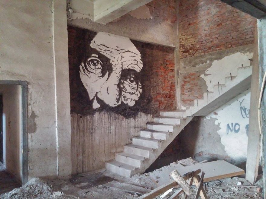 Street Artists Transformed This Abandoned Factory Into An Art Gallery