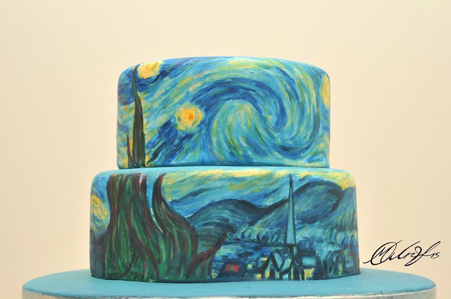 I Recreate Famous Paintings On Cakes
