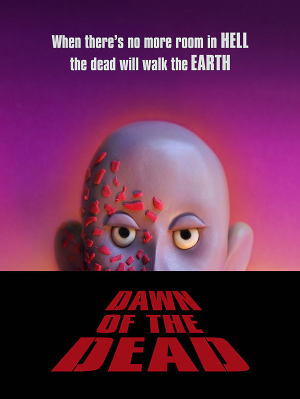I Reimagined Horror Movie Posters With Polymer Clay