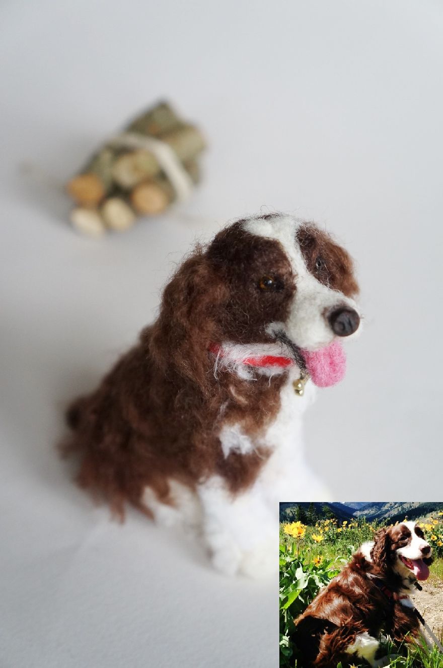 I Make Pet Replica With Wool And Needle