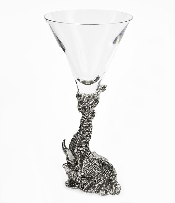 Frankli Wild Elephant Martini Glass