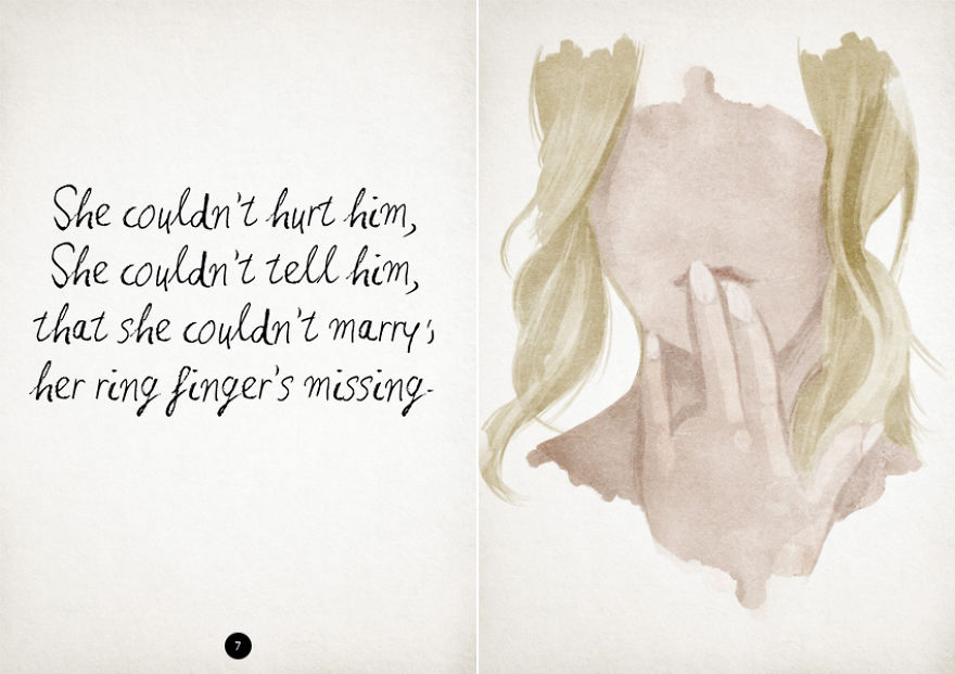 I Wrote This Sweet Tale Of A Girl Who Could Not Marry As Her Ring Finger Is Missing.