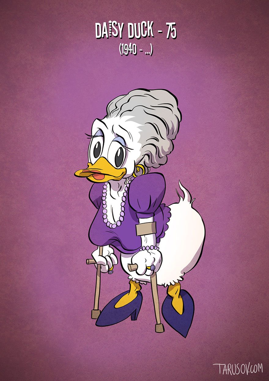 If Cartoon Characters Looked Their Age