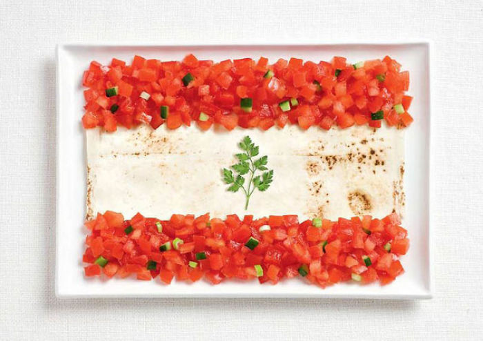National Flags Made & Cooked Up From Each Country’s Traditional Foods