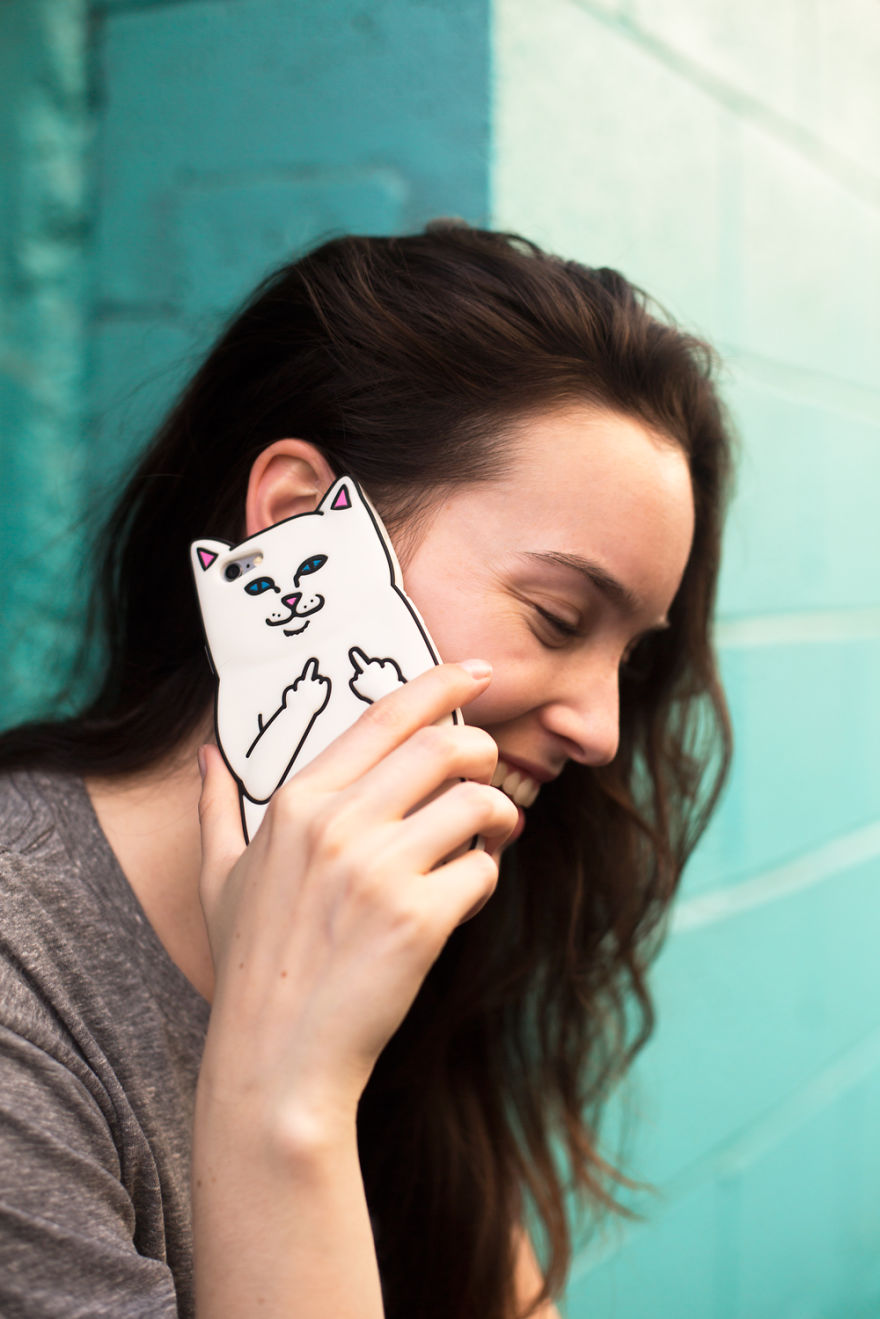 This Iphone Case Makes Sure No One Will Bother You When You Speak