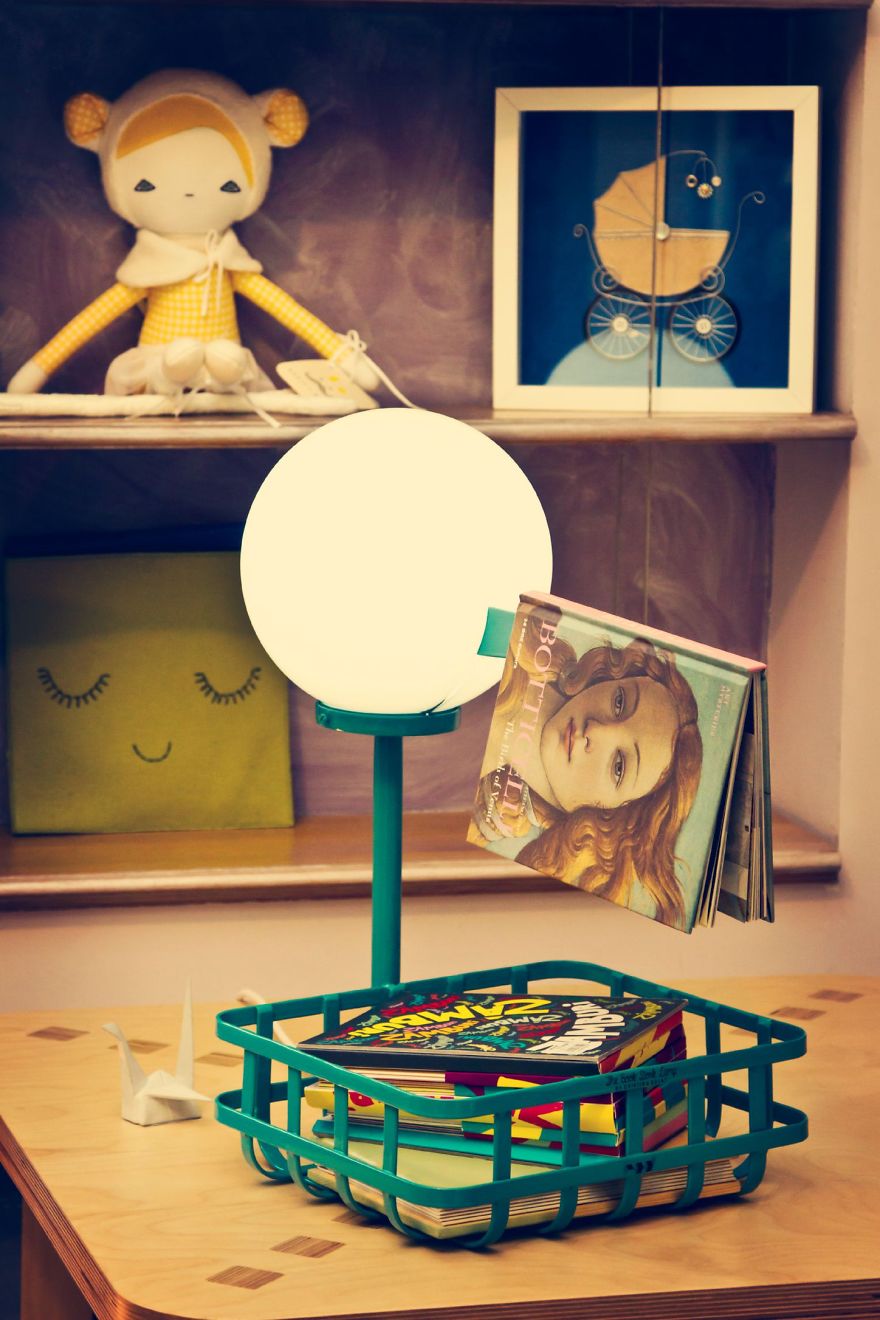 The Book Stork Lamp Takes Care Of Your Books
