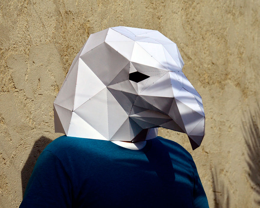 Make Your Own Geometric Animal Mask