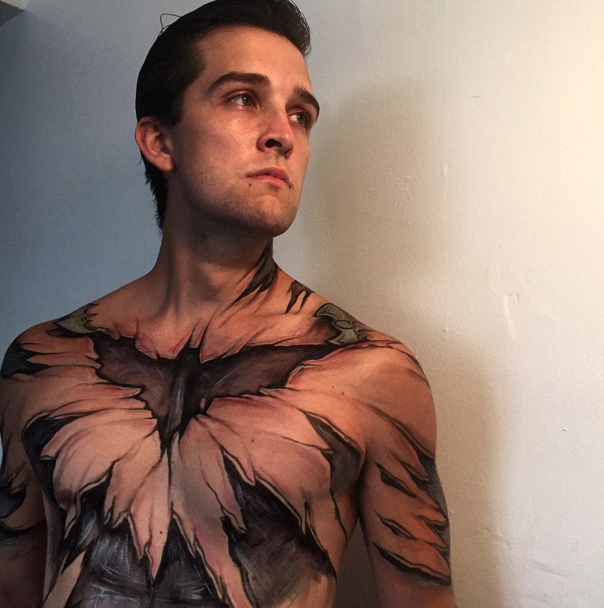I Unveil The Superheroes Hiding Beneath People's Skin With Bodypaint