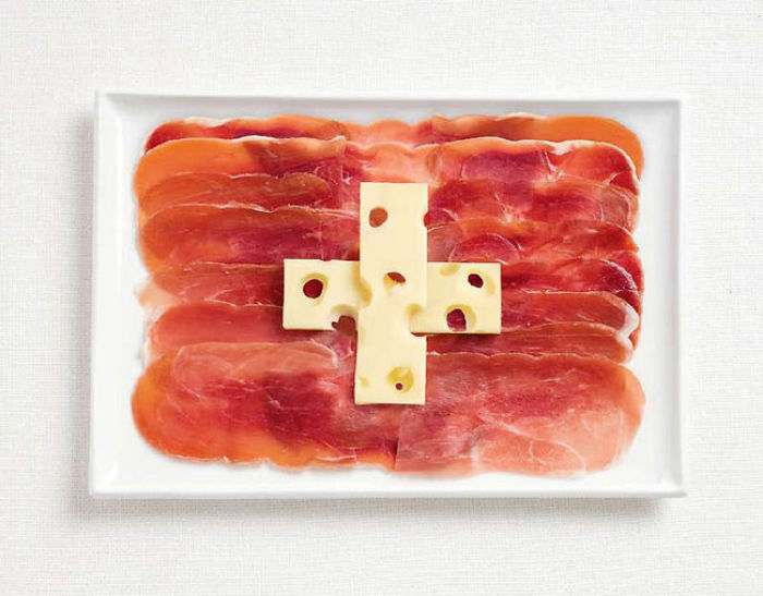 National Flags Made & Cooked Up From Each Country’s Traditional Foods