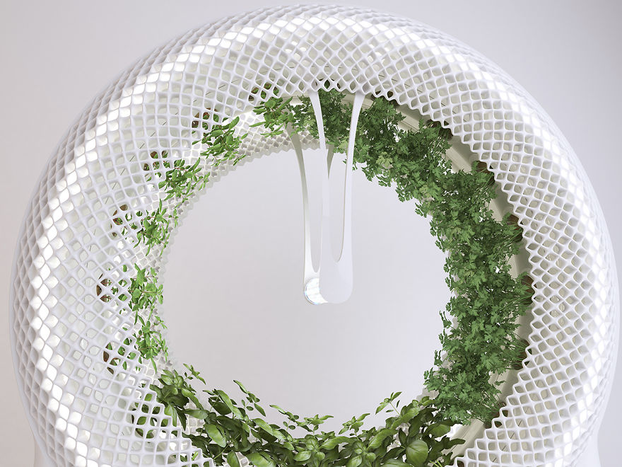 Our NASA-Inspired Green Wheel Lets You Grow Herbs And Salad Indoors