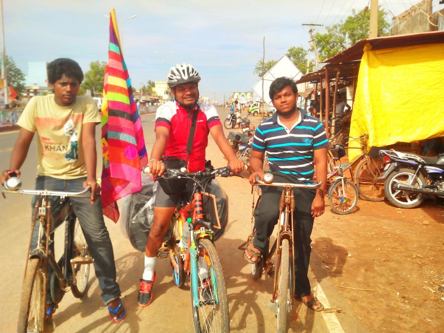 This Man Is Pedalling Against Acid Attacks