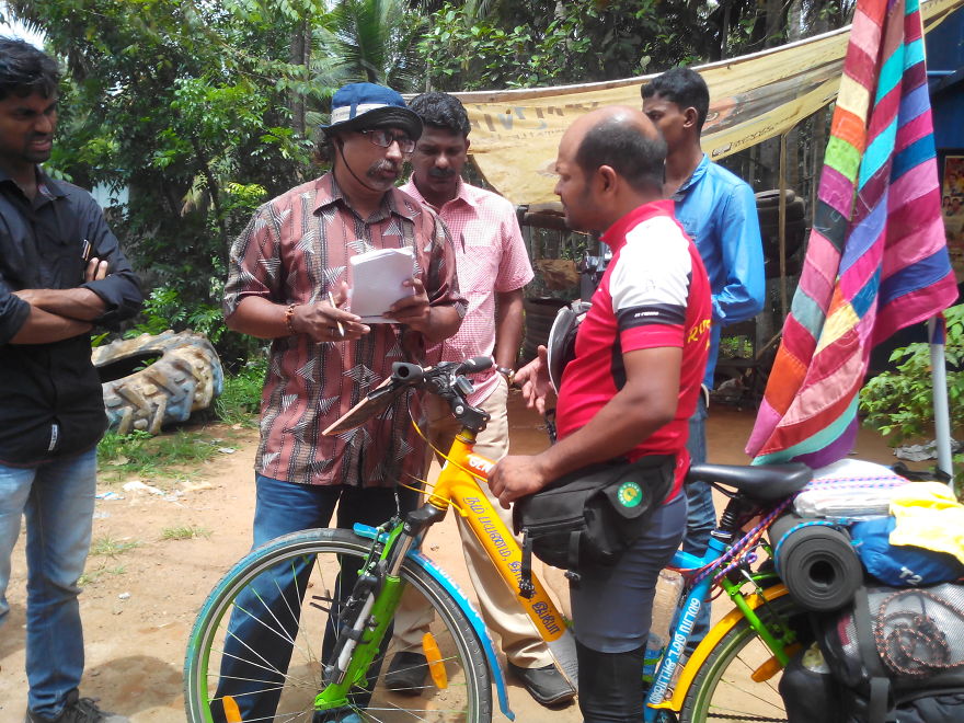 This Man Is Pedalling Against Acid Attacks