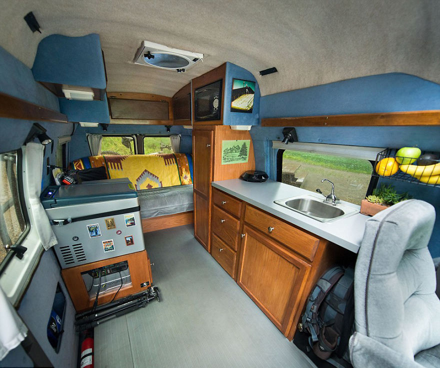 I Turned My Grandma's Old Van Into A Mobile Home So I Could Travel Across North America