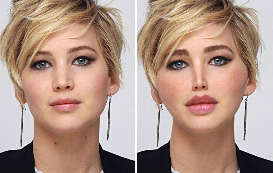 What If These Celebrities Became Obsessed With Fake Beauty And Stereotypical Plastic Surgeries ?