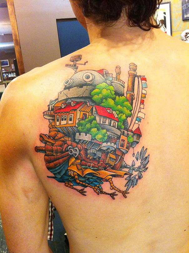 Howl’s Moving Castle Tattoo