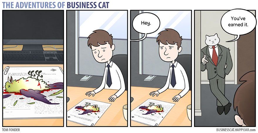 The Adventures Of Business Cat