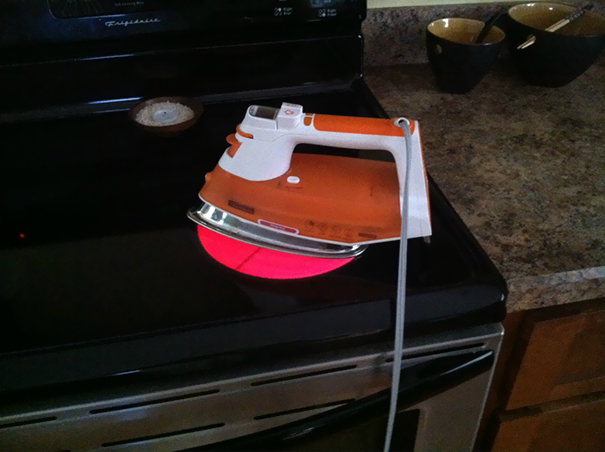 My Dad's Solution When His Iron Stopped Working