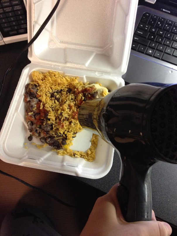 As A College Student, You Learn To Be Resourceful. Especially When You Don't Have A Microwave