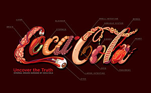 Coca-Cola’s Honest Logo Shows Which Organs Are Harmed When You Drink It