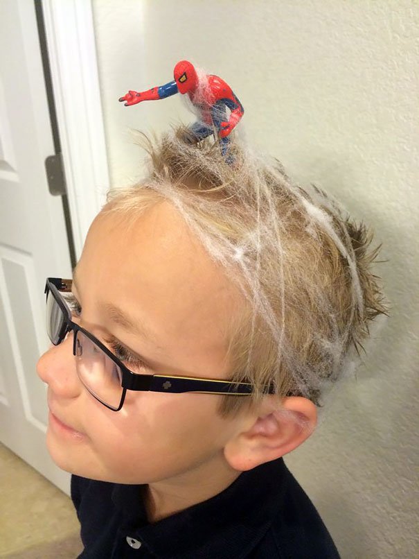 Spiderman Hairstyel