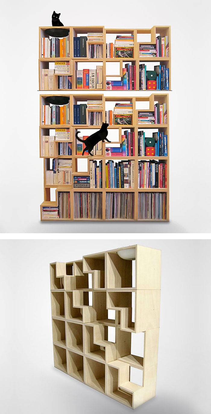 Cat Friendly Bookcase