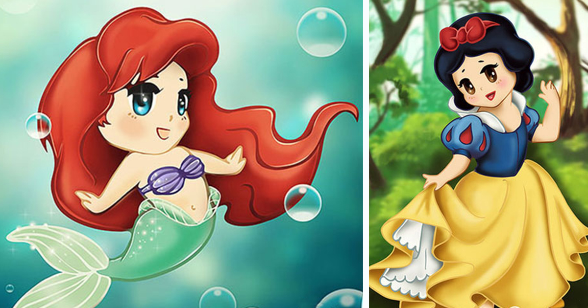 Cute Disney Princess Drawing Cute Disney Princess Drawing