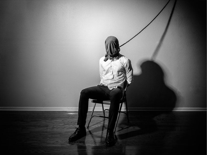 Photographer Documents His Own Depression In Dark Self-Portraits