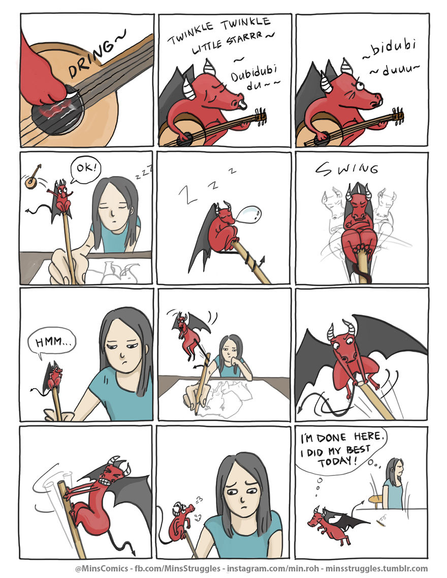 I Made A Comic About My Fight Against My Inner Demons