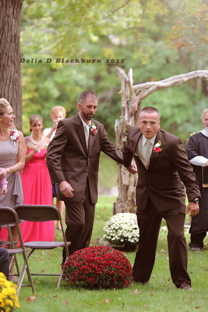 Bride's Dad Stops Wedding To Invite Her Stepfather To Walk Down The Aisle With Them