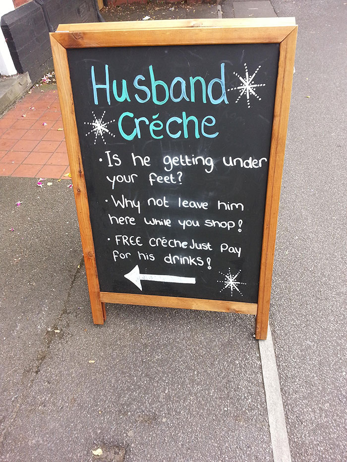 A Sign At A Local Pub