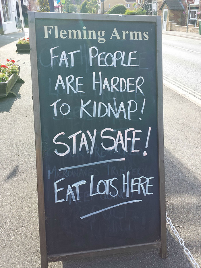 100 Of The Funniest Bar & Cafe Chalkboard Signs Ever